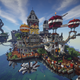 Illustration for article titled Bioshock Infinite's Floating City Built In Minecraft